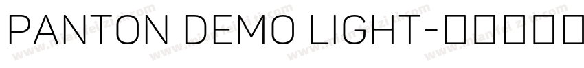 panton demo light字体转换